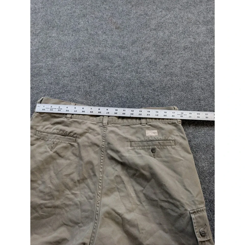 Vintage Polo Ralph Lauren Cargo Shorts Mens 36 Tan Khaki Cotton Y2K 90s Chino